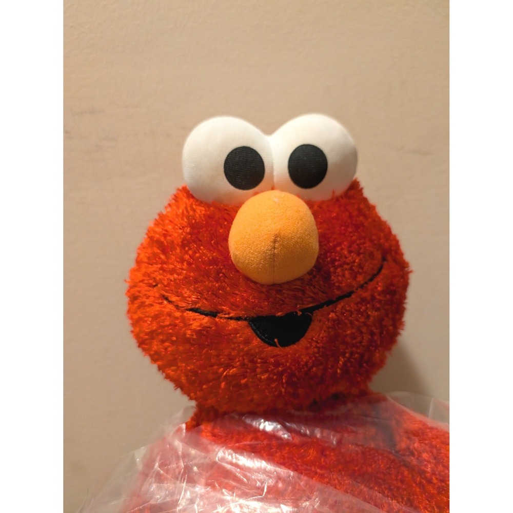Vintage Y2K Fisher Price Sesame Street Muppets Elmo Plush 21" Stuffed Animal - Picture 7 of 8